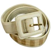 Vintage Riem Chanel Vintage , Beige , Dames