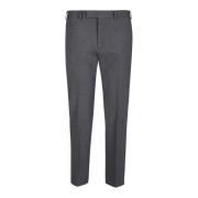 Grijze Katoenen Broek met Getailleerde Pasorm PT Torino , Gray , Heren