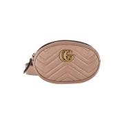 Pre-owned Leather crossbody-bags Gucci Vintage , Brown , Dames