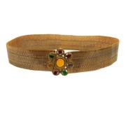 Pre-owned Metal belts Chanel Vintage , Yellow , Unisex