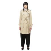 Moderne Katoenen Trenchcoat Burberry , Brown , Dames