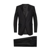 Wool suit Dsquared2 , Black , Heren
