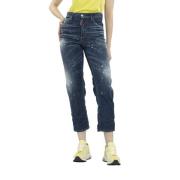 Boston Skinny Jeans voor vrouwen Dsquared2 , Blue , Dames