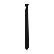 Maak je formele look compleet: Stijlvol zwart en grijs stropdas Givenc...