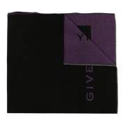 4G Logo Gebreide Sjaal Givenchy , Black , Heren
