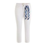 Cropped Jeans Guess , White , Dames