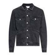 Jango Denim Jack Isabel Marant , Black , Heren