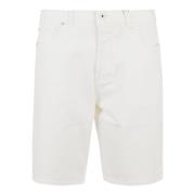 Heren Denim Bermuda Shorts Kenzo , White , Heren