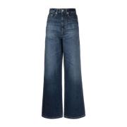 High-waisted straight-leg jeans Kenzo , Blue , Dames