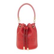 Rode Bucket Micro Schoudertas Marc Jacobs , Red , Dames