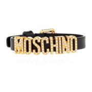 Armband met logo Moschino , Black , Dames