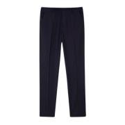 Marineblauwe Wol Pantalon Paul Smith , Blue , Heren