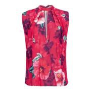 Sleeveless Tops Pinko , Pink , Dames