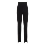 Casual Slim Fit Zwarte Broek Pinko , Black , Dames