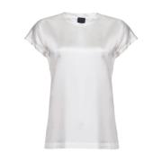 Zijden Satijnen Blouse Farisa 24 Pinko , White , Dames