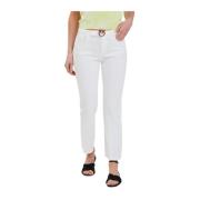 Boot Cut Jeans Pinko , White , Dames