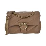 Cross Body Bags Pinko , Beige , Dames