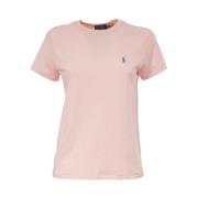 Katoenen Polo T-Shirt Polo Ralph Lauren , Pink , Dames