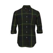 Custom Fit Geruite Oxford Overhemd Polo Ralph Lauren , Green , Heren
