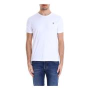 Zacht Katoenen T-Shirt Polo Ralph Lauren , White , Heren