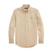 Slim Fit Oxford Overhemd in Surrey Tan Polo Ralph Lauren , Beige , Her...