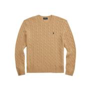 Round-neck Knitwear Polo Ralph Lauren , Beige , Heren