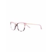 Bruin/Havana Optisch Montuur Prada , Pink , Dames