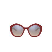 Prachtige Zonnebril voor Dames - SPR 08X 539-716 Prada , Red , Dames