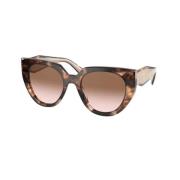 Zonnebril, Heren Caramel Tortoise/ Powder Frame Prada , Brown , Heren