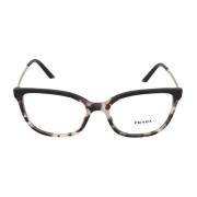 Zwarte Ss23 Dames Optische Brillen Prada , Black , Dames