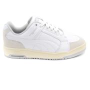 Leren Casual Sneakers voor Heren Puma , White , Heren