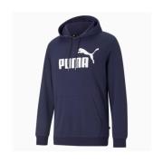 Gedrukte logo hoodie - Blauw Puma , Blue , Heren