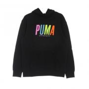Lichtgewicht grafische hoodie Puma , Black , Heren