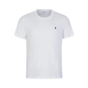 Witte Casual T-shirt voor Heren Ralph Lauren , White , Heren