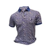 Klassiek Polo Shirt Ralph Lauren , Blue , Heren