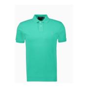 Klassieke Katoenen Polo voor Heren Ralph Lauren , Green , Heren