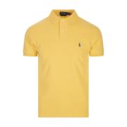 Gele Custom Slim Fit Polo Shirt Ralph Lauren , Yellow , Heren