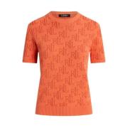 Oranje Truien voor Dames Ralph Lauren , Orange , Dames