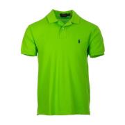 Klassieke Polo Shirt Collectie Ralph Lauren , Green , Heren