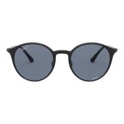 Modern Woman Black Blue Sungles Ray-Ban , Black , Dames