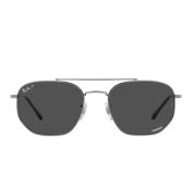 Rb3707 004/K8 Gepolariseerde zonnebril Ray-Ban , Black , Heren