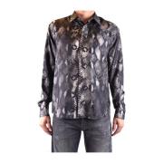 Overhemd Prt730 4Qe38D0057 Roberto Cavalli , Gray , Heren