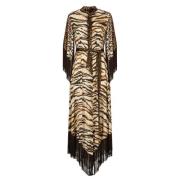 Maxi Jurk Roberto Cavalli , Multicolor , Dames