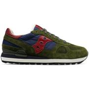 Groene Sneakers - Originele Stijl Saucony , Green , Heren