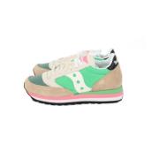 Sand/Groen/Wit Jazz Triple Sneakers Saucony , Green , Dames