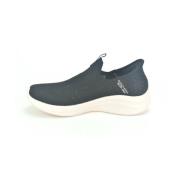 Zwart Lycra A. HK. Slip-In Skechers , Black , Dames