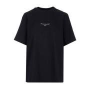 Zwart Katoenen T-Shirt Ss22 Stella McCartney , Black , Dames