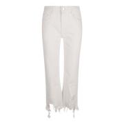 Distressed Kick Jeans Stella McCartney , White , Dames