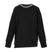 Asymmetrisch Langarmig Trainingshemd Stella McCartney , Black , Dames