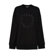 Zwarte Sweaters met 98% Katoen Stella McCartney , Black , Dames
